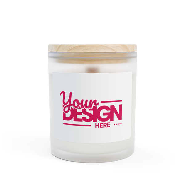 Personalized Frosted Glass Candle - Custom Scented Gift for Home Decor, Aromatherapy, Spa, Party Favors, Weddings