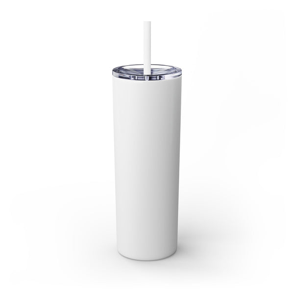 Personalized Skinny Tumbler with Straw, 20oz - Custom Travel Mug, Eco-Friendly Drinkware, Gift for Her, Stylish Hydration, Fun Party Favor