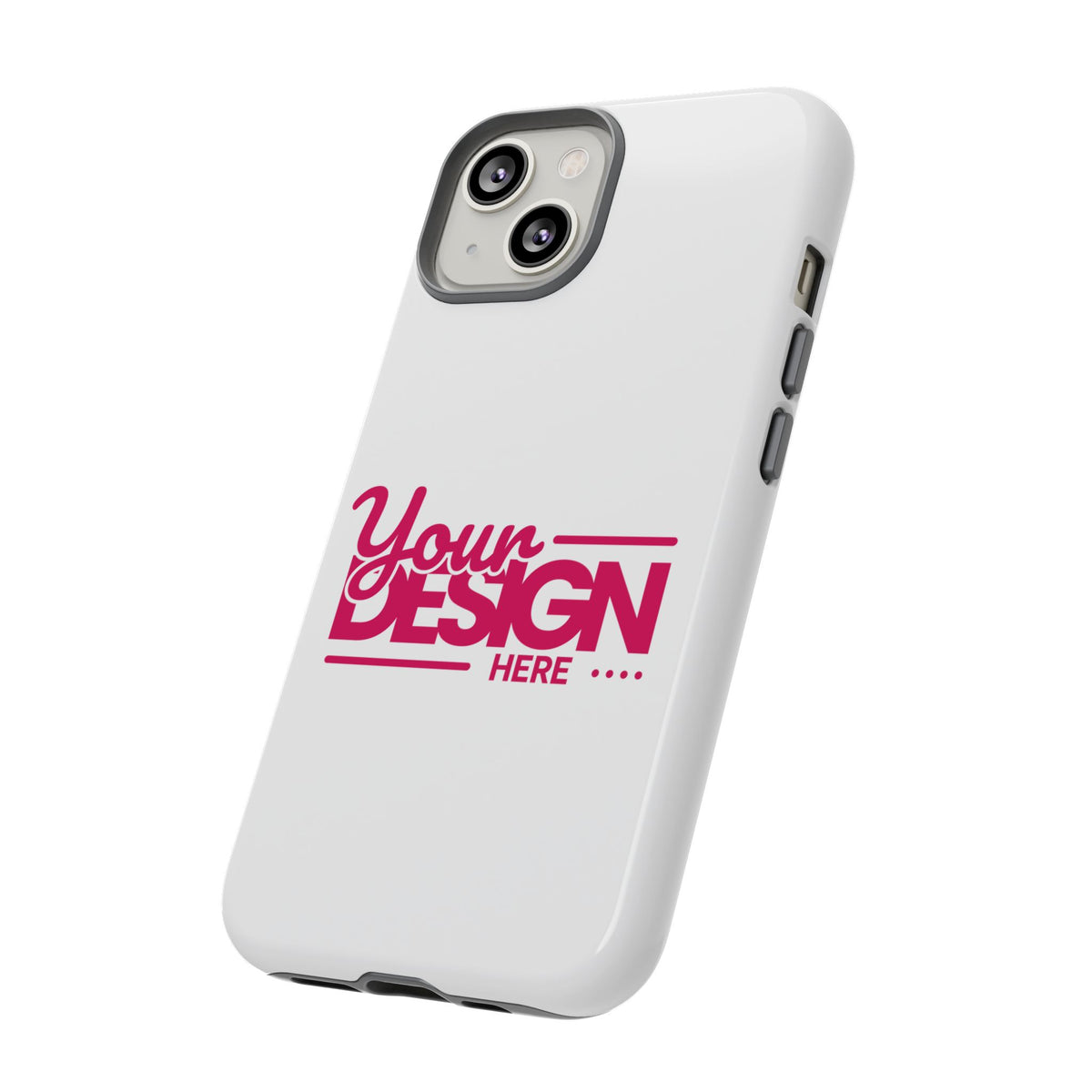 Customizable Tough Phone Case – Personalized Protective Cover with Name or Photo, Shockproof Case for iPhone & Samsung, Durable Gift Idea