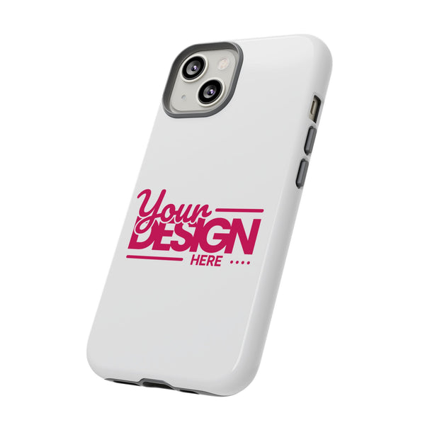 Customizable Tough Phone Case – Personalized Protective Cover with Name or Photo, Shockproof Case for iPhone & Samsung, Durable Gift Idea