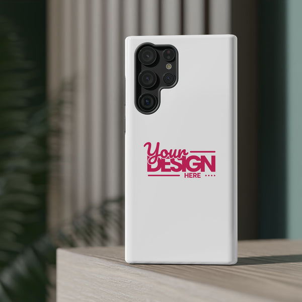 Customizable Impact-Resistant Phone Case – Personalize with Your Design, Durable Shockproof Cover for Samsung