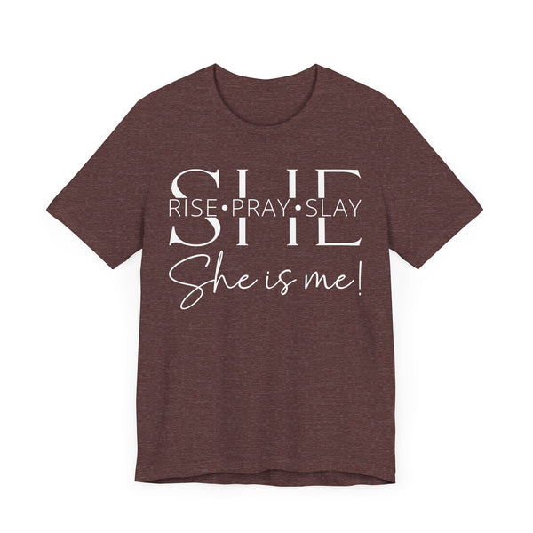 She Is Strong, Fierce, Brave - Motivational Women's Tee