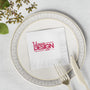 Custom-Design Napkins, Elegant Party Decor, Personalized Wedding Tableware, Custom Event Supplies, Stylish Entertaining Essentials