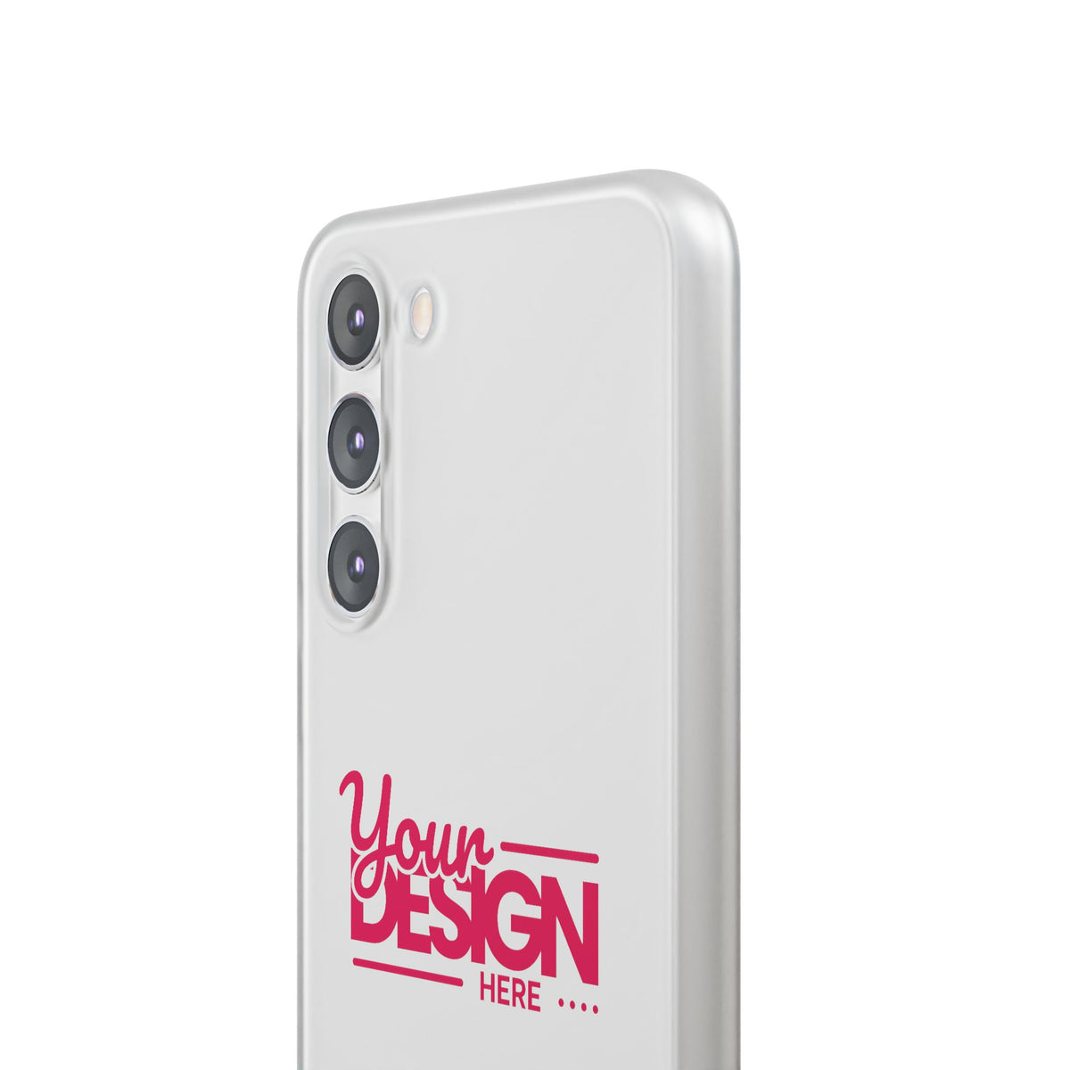 Customizable Flexi Phone Case – Personalize Your Design with Name or Photo, Flexible Protective Cover for Samsung Phones