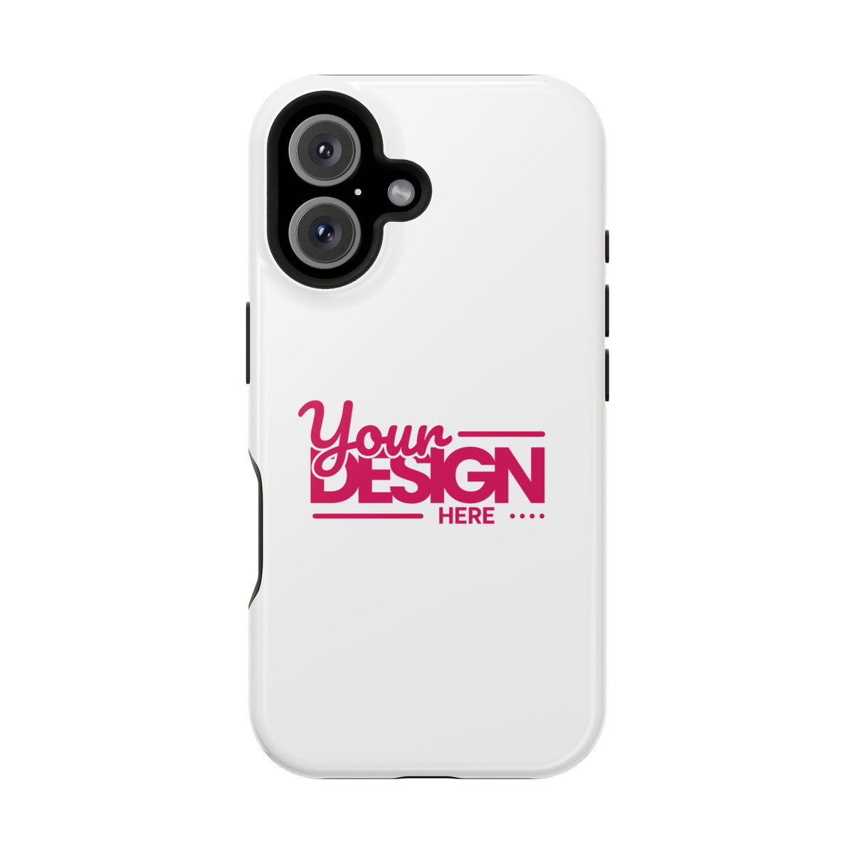 Customizable Impact-Resistant Phone Case – Personalize with Your Design, Durable Shockproof Cover for iPhone