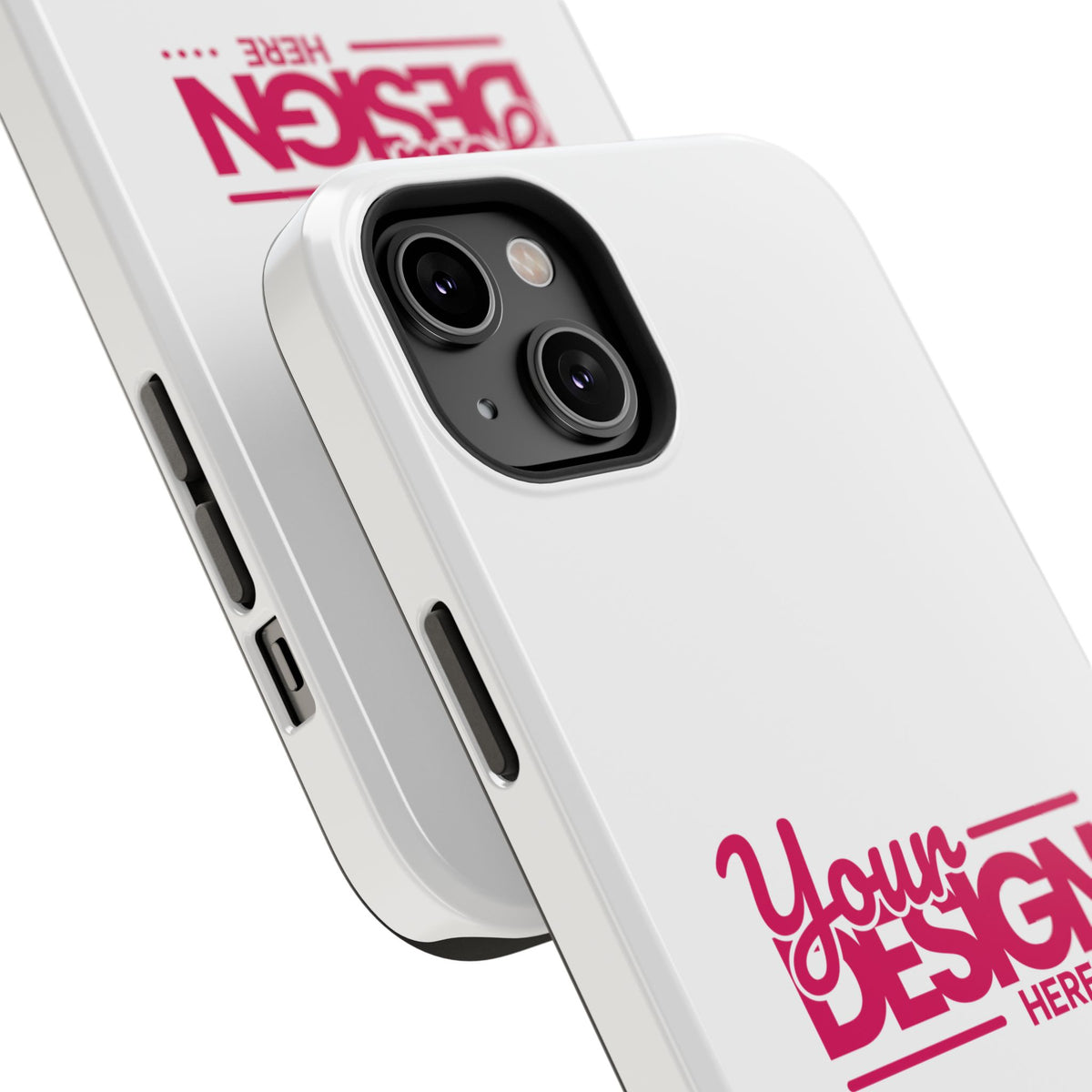 Customizable Impact-Resistant Phone Case – Personalize with Your Design, Durable Shockproof Cover for iPhone