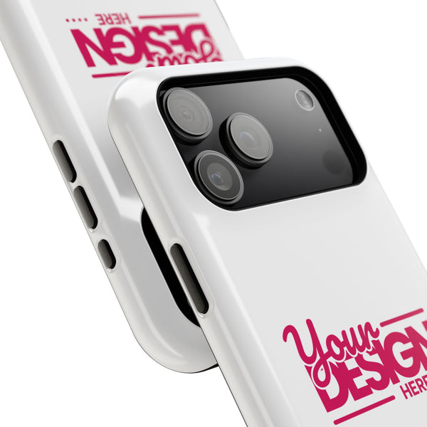 Customizable Impact-Resistant Phone Case – Personalize with Your Design, Durable Shockproof Cover for iPhone