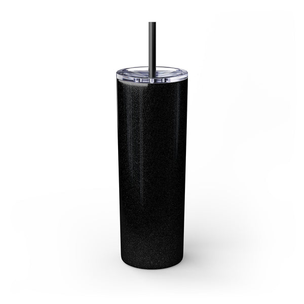 Personalized Skinny Tumbler with Straw, 20oz - Custom Travel Mug, Eco-Friendly Drinkware, Gift for Her, Stylish Hydration, Fun Party Favor