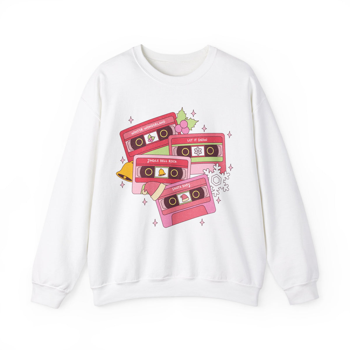 Retro Christmas Crewneck Sweatshirt - 'Winter Wonderland' VHS Christmas Sweater - Holiday Nostalgia Christmas Sweater