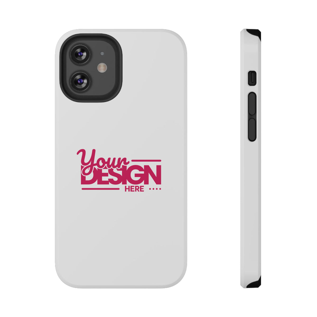 Customizable Impact-Resistant Phone Case – Personalize with Your Design, Durable Shockproof Cover for iPhone