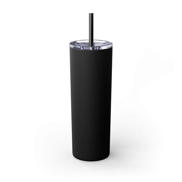 Personalized Skinny Tumbler with Straw, 20oz - Custom Travel Mug, Eco-Friendly Drinkware, Gift for Her, Stylish Hydration, Fun Party Favor