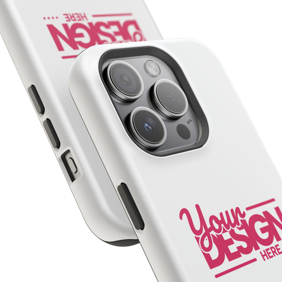 Durable Custom Magnetic Phone Case – Personalized Name or Photo Design, Shockproof Protective Cover for iPhone