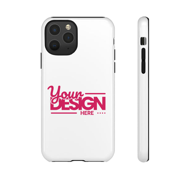 Customizable Tough Phone Case – Personalized Protective Cover with Name or Photo, Shockproof Case for iPhone & Samsung, Durable Gift Idea