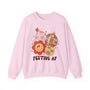 Festive AF Ornaments Crewneck Sweatshirt - Cute Holiday Decorations Christmas Sweater