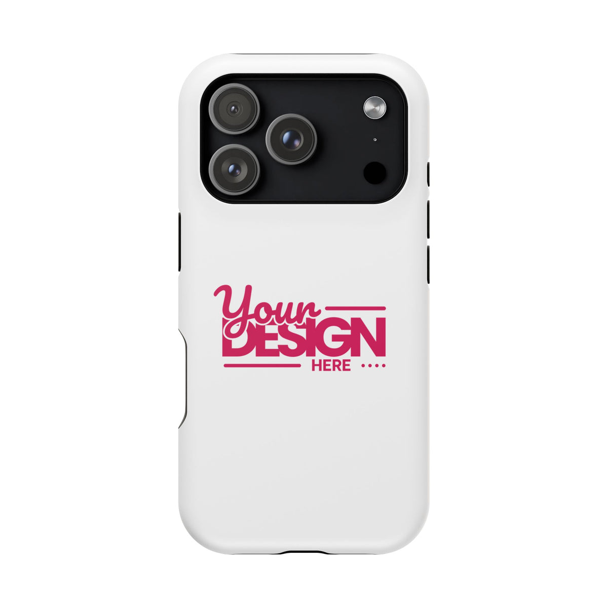 Customizable Impact-Resistant Phone Case – Personalize with Your Design, Durable Shockproof Cover for iPhone