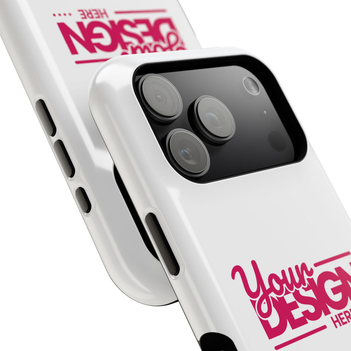 Customizable Impact-Resistant Phone Case – Personalize with Your Design, Durable Shockproof Cover for iPhone