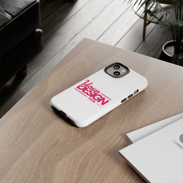 Customizable Tough Phone Case – Personalized Protective Cover with Name or Photo, Shockproof Case for iPhone & Samsung, Durable Gift Idea