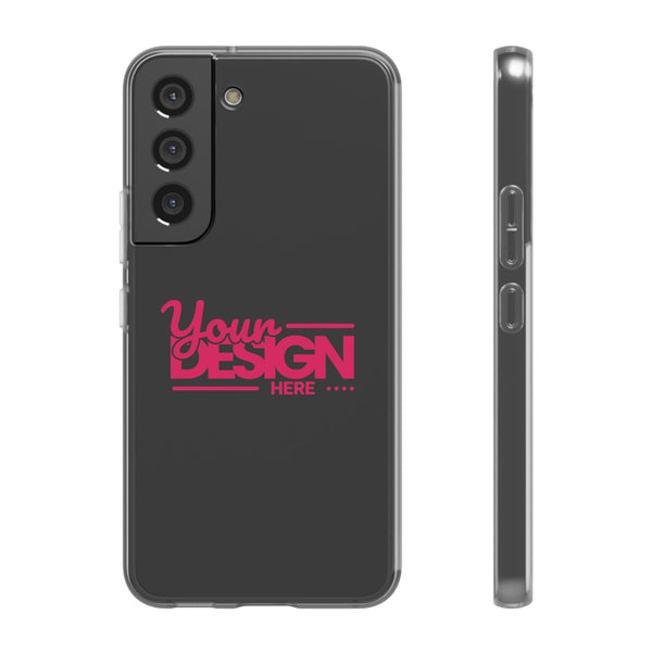 Customizable Flexi Phone Case – Personalize Your Design with Name or Photo, Flexible Protective Cover for Samsung Phones