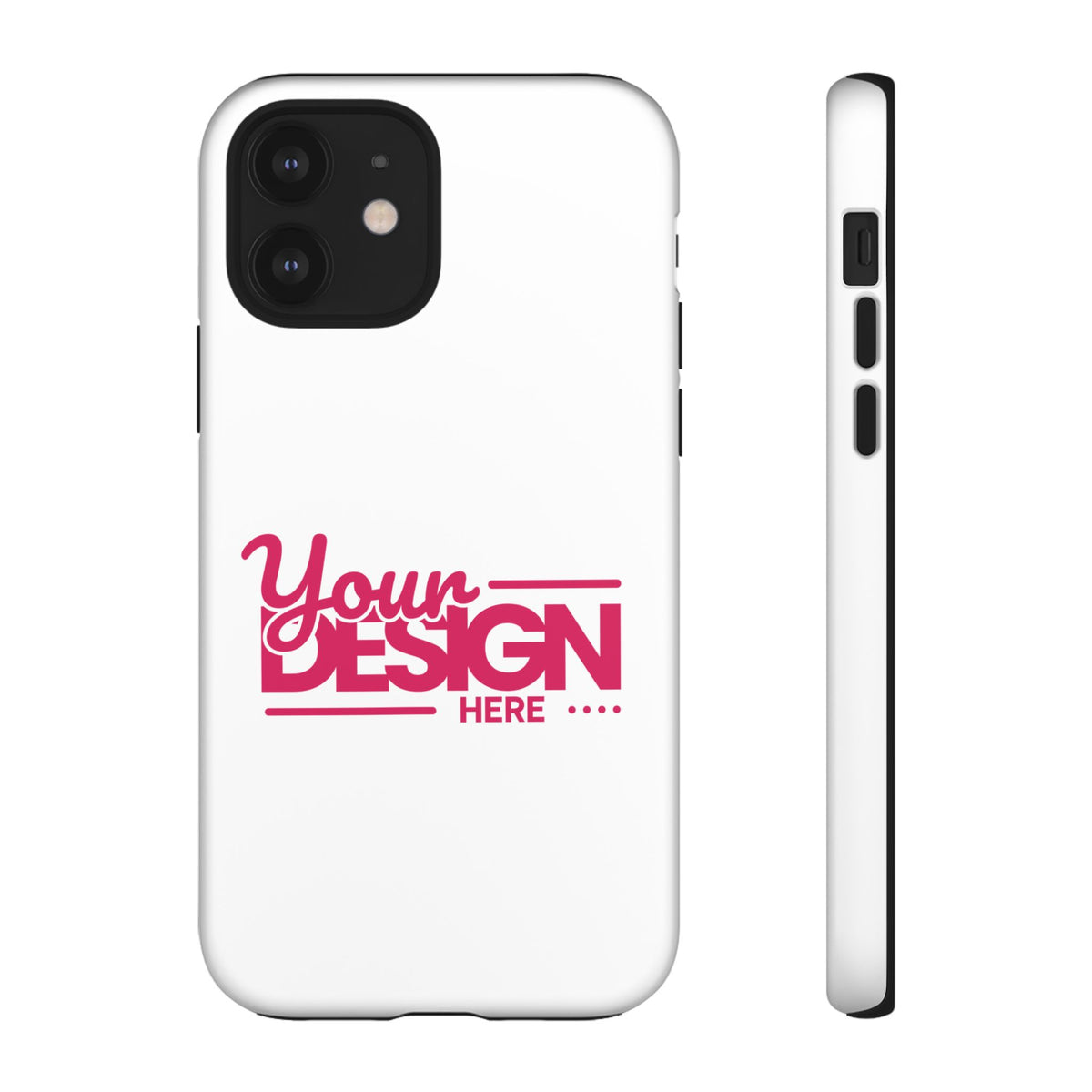 Customizable Tough Phone Case – Personalized Protective Cover with Name or Photo, Shockproof Case for iPhone & Samsung, Durable Gift Idea
