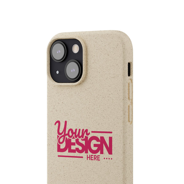 Biodegradable Phone Case – Eco-Friendly Custom Design Cover, Personalized Sustainable Protective Case for iPhone