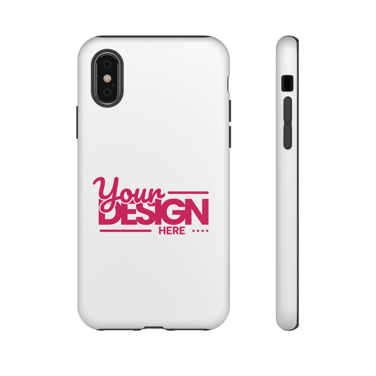 Customizable Tough Phone Case – Personalized Protective Cover with Name or Photo, Shockproof Case for iPhone & Samsung, Durable Gift Idea