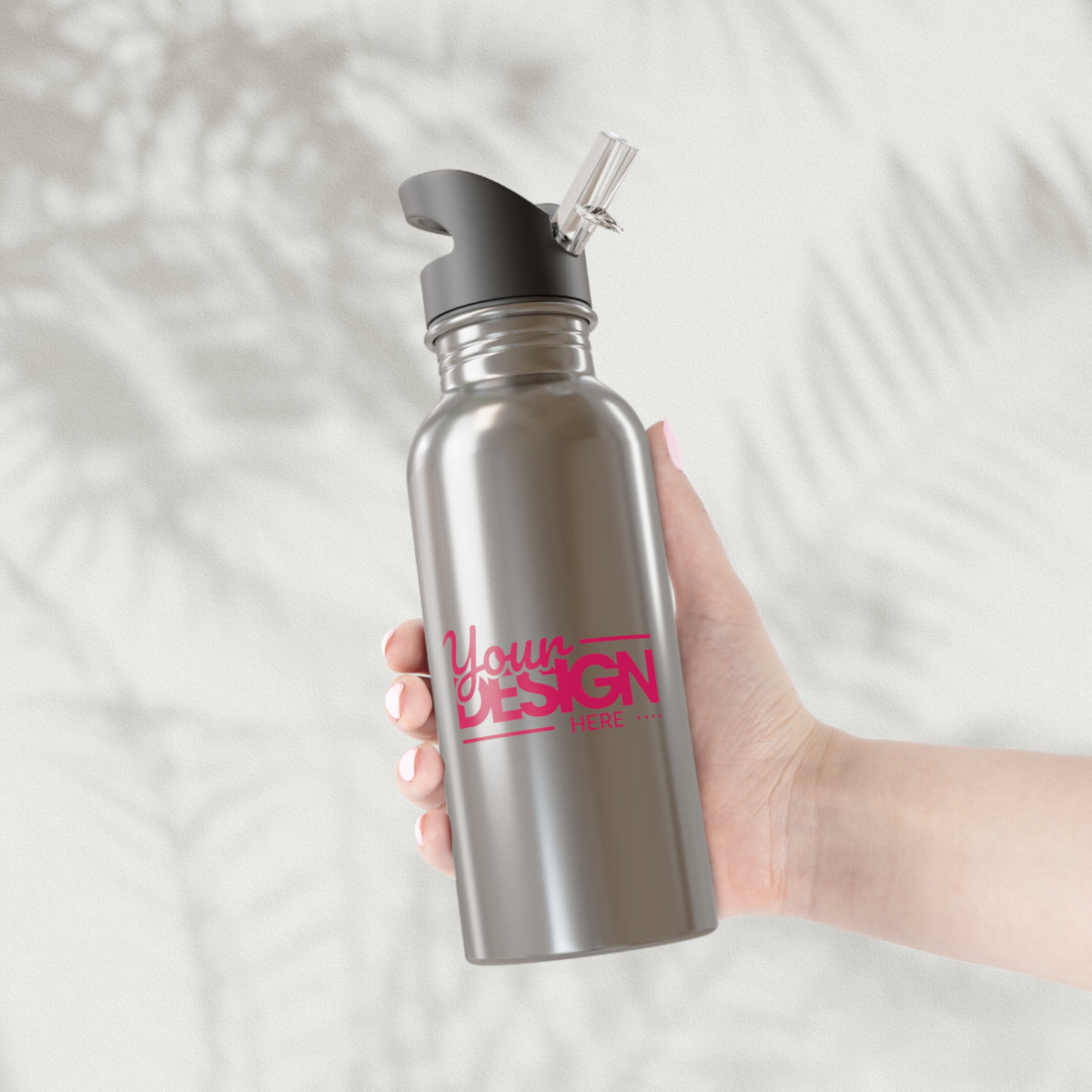 Stainless Steel Water Bottle, 20oz Eco-Friendly Travel Mug, Reusable Straws, Hydration on the Go, Gift for Fitness Enthusiasts, [...]