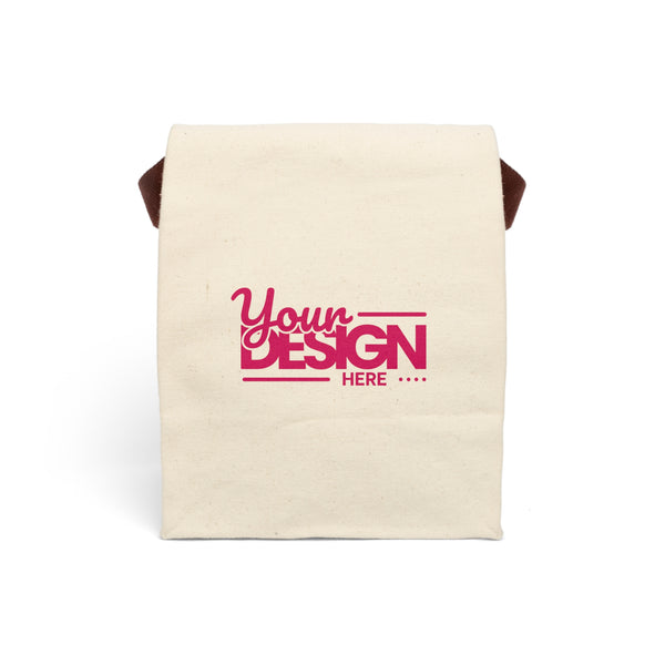 Custom Personalized Canvas Lunch Bag – Reusable Insulated Tote for Work, School & Picnic, Eco-Friendly Food Storage Bag