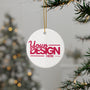 Custom Ceramic Ornaments, Personalized Holiday Decor, Gift Tags, DIY Christmas Ornaments, Unique Keepsakes, 2-Sided Design