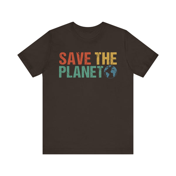 Save the Planet - Eco-Friendly Graphic Tee for Environmental Awareness