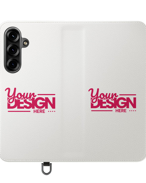 Customizable Samsung Flip Phone Wallet Case Folio With Card Holder