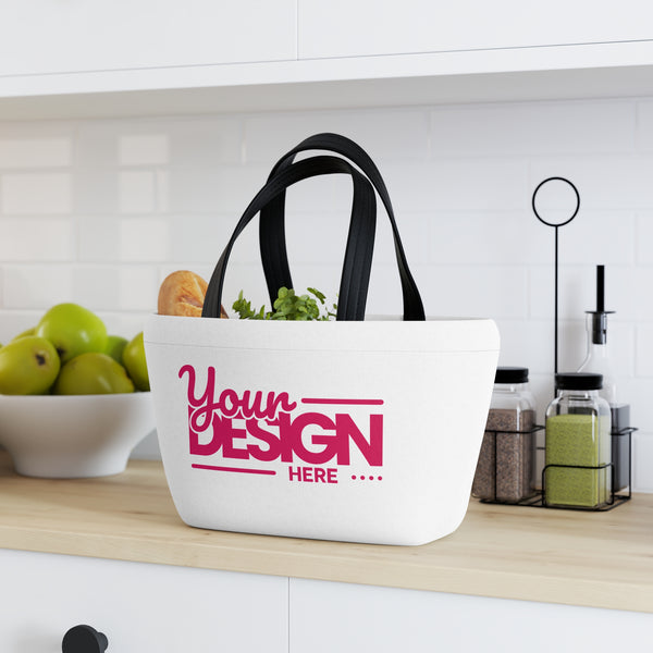 Insulated Lunch Bag – Custom ‘Your Design Here’ Tote for Work, School & Picnics, Personalized Reusable Food Bag