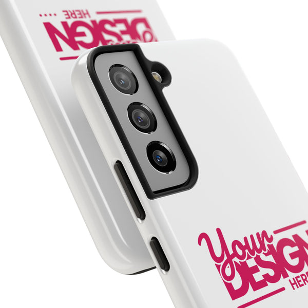 Personalized Tough Phone Case – Custom Name or Photo Protective Cover, Shock-Absorbent Durable Case for iPhone, Unique Gift Idea