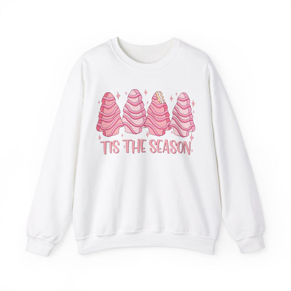 Tis the Season Crewneck Sweatshirt - Whimsical Christmas Tree Christmas Sweater - Holiday Spirit