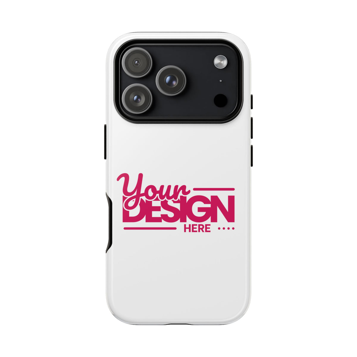 Customizable Tough Phone Case – Personalized Protective Cover with Name or Photo, Shockproof Case for iPhone & Samsung, Durable Gift Idea