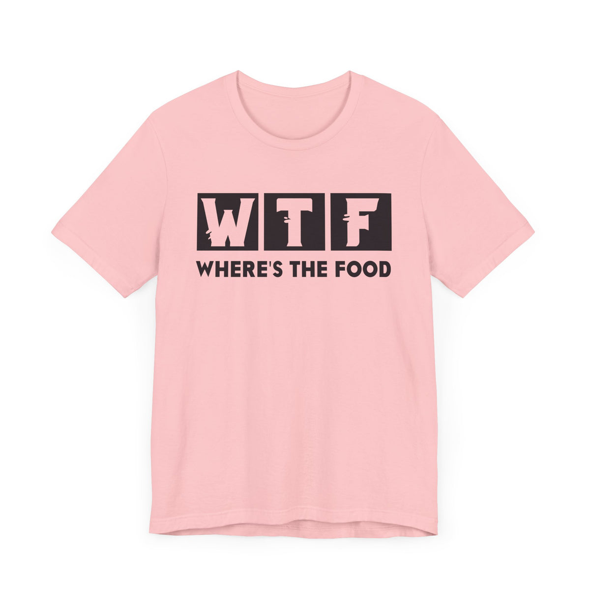 WTF Where's the Food T-Shirt - Funny Foodie Graphic Tee for Food Lovers - Perfect Gift for Chefs and Hungry Friends -