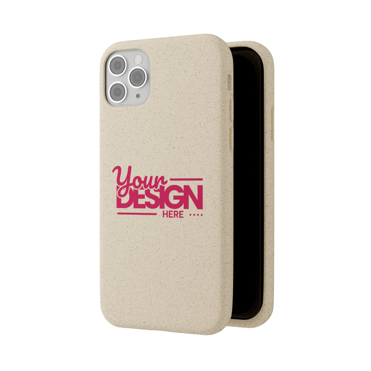 Biodegradable Phone Case – Eco-Friendly Custom Design Cover, Personalized Sustainable Protective Case for iPhone