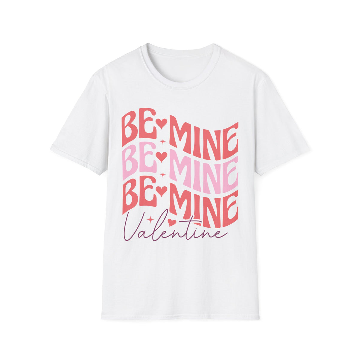 Be Mine Valentine T-Shirt - Love Shirt - Heart Graphic Valentine's Tee