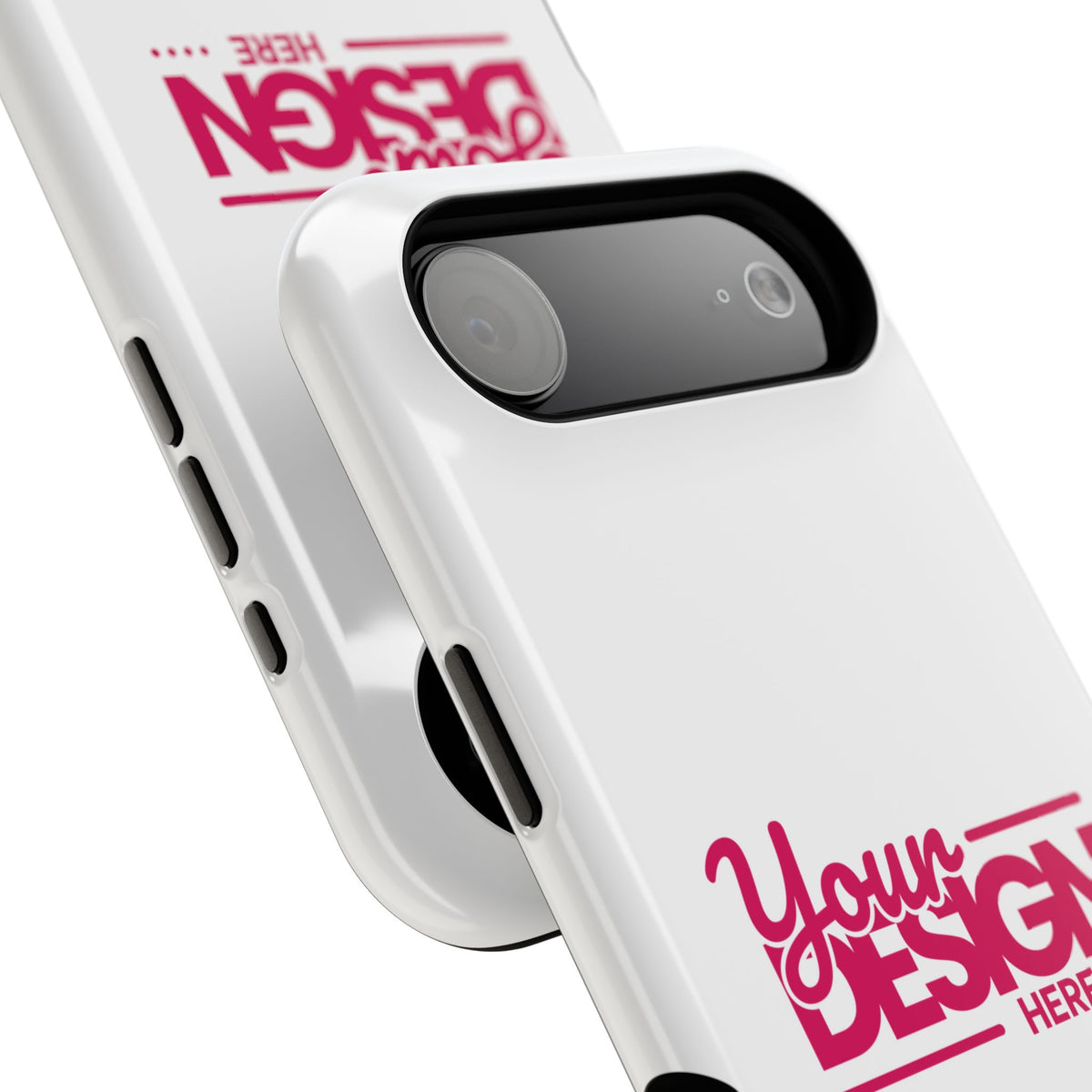 Customizable Impact-Resistant Phone Case – Personalize with Your Design, Durable Shockproof Cover for iPhone