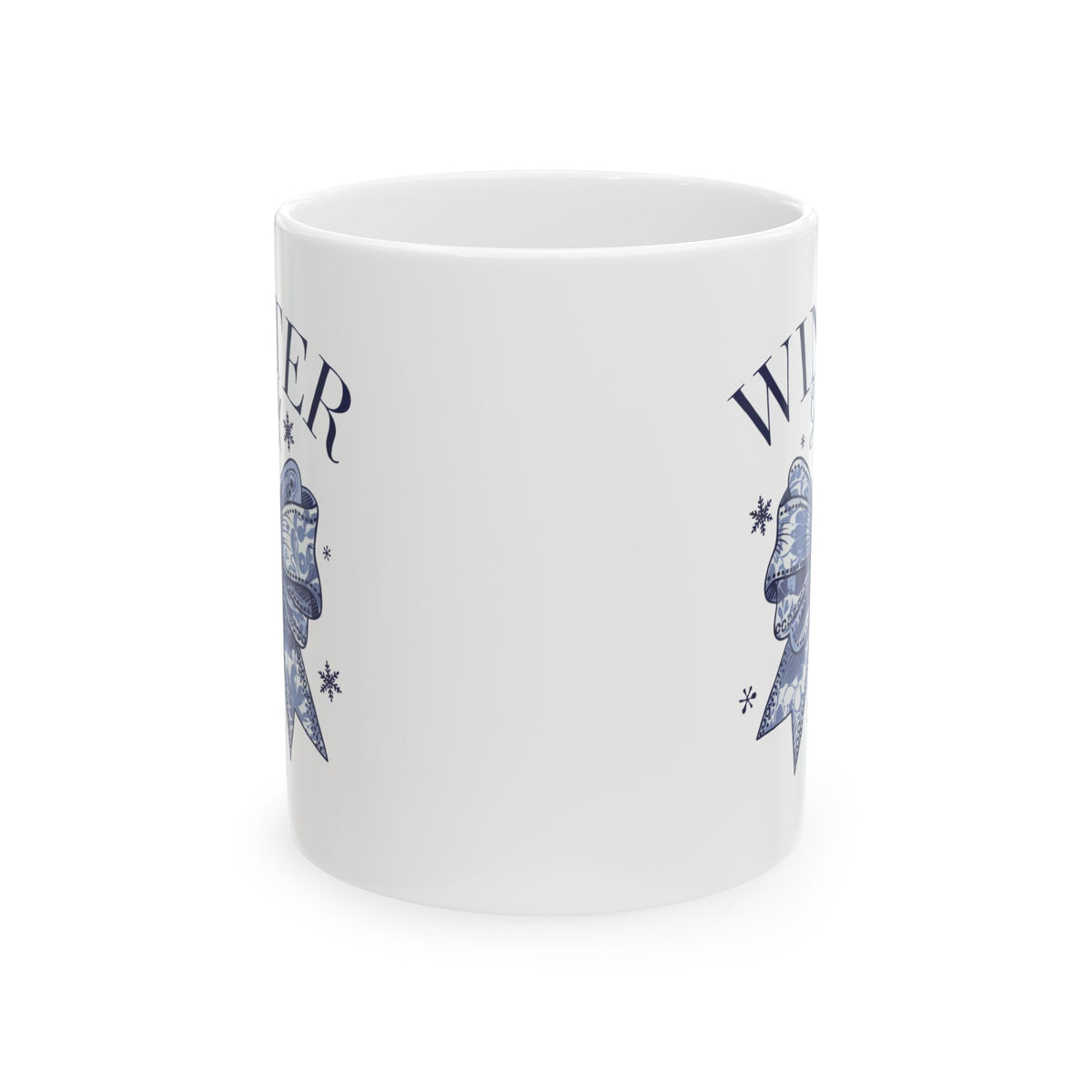 Winter Witch Ceramic Mug — 11oz & 15oz Mystical Tea Coffee Cup