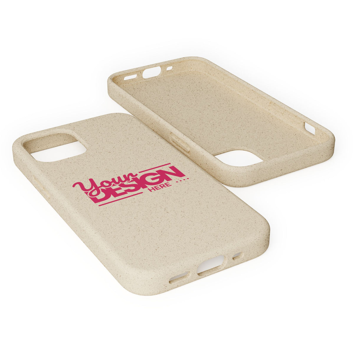 Biodegradable Phone Case – Eco-Friendly Custom Design Cover, Personalized Sustainable Protective Case for iPhone