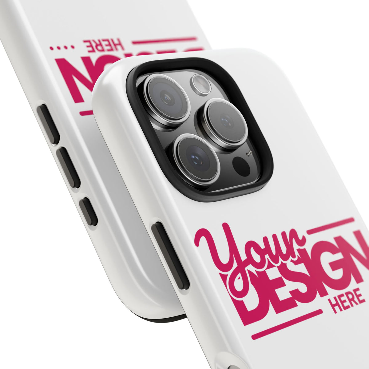 Personalized Tough Phone Case – Custom Name or Photo Protective Cover, Shock-Absorbent Durable Case for iPhone, Unique Gift Idea