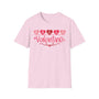 Greeting Valentine T-Shirt - Love Shirt - Heart Graphic Valentine's Tee