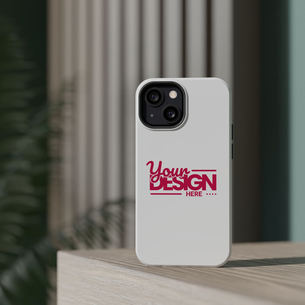 Durable Custom Magnetic Phone Case – Personalized Name or Photo Design, Shockproof Protective Cover for iPhone