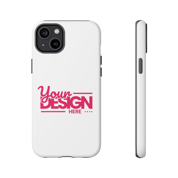 Customizable Tough Phone Case – Personalized Protective Cover with Name or Photo, Shockproof Case for iPhone & Samsung, Durable Gift Idea