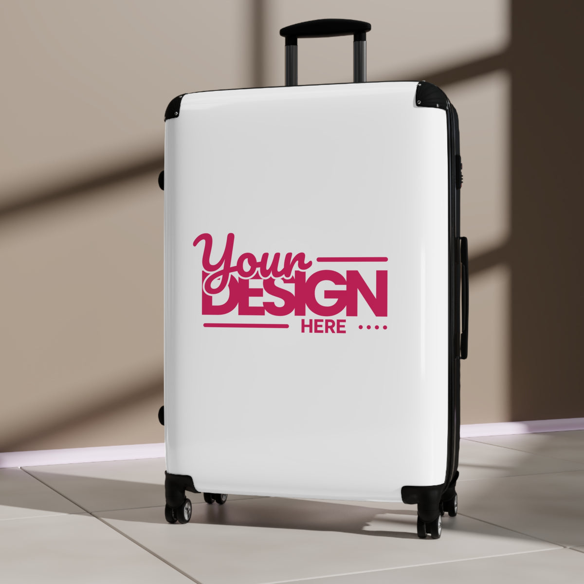 Custom Carry-On Suitcase – Personalized Travel Luggage with Your Design, Lightweight Spinner Bag for Trips & Vacations