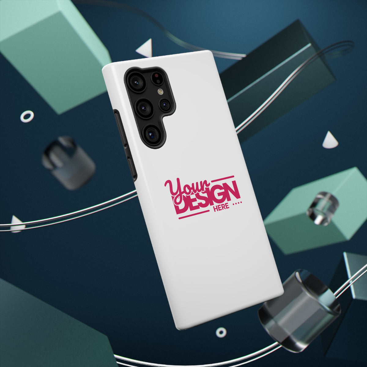 Customizable Impact-Resistant Phone Case – Personalize with Your Design, Durable Shockproof Cover for Samsung