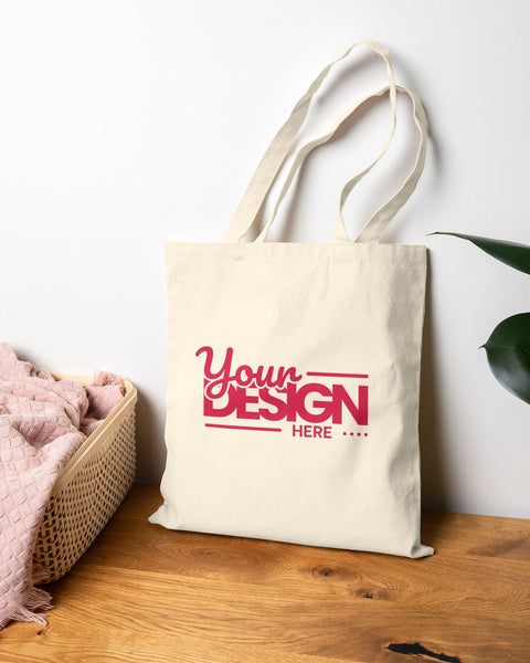 Personalized Cotton Canvas Tote Bag Eco Friendly Shopping Tote Gift For Her