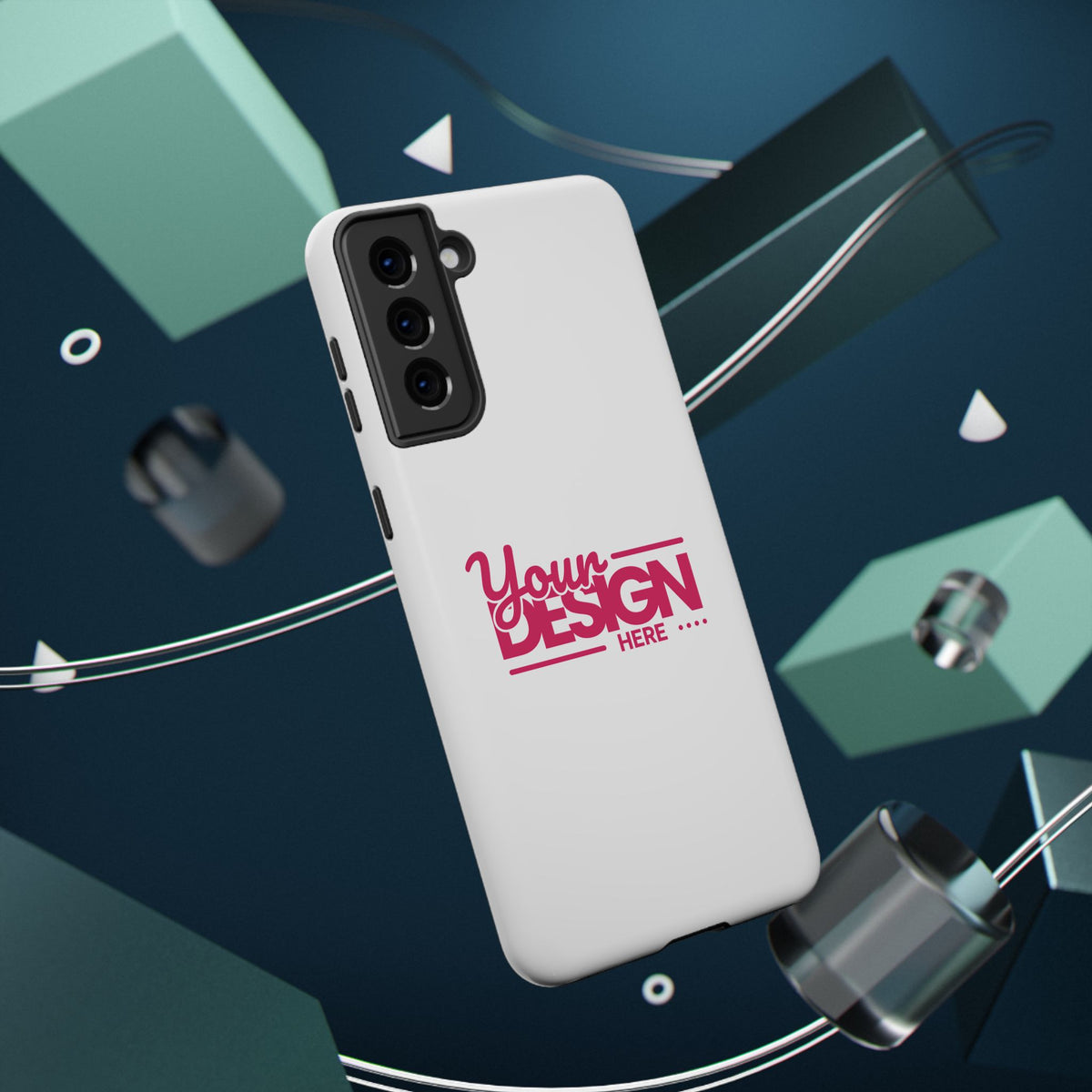 Customizable Impact-Resistant Phone Case – Personalize with Your Design, Durable Shockproof Cover for Samsung
