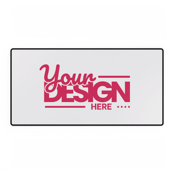 Custom Desk Mat – Personalized Large Mouse Pad with Anti-Fray Edges, Smooth Surface & Non-Slip Rubber Base for Office or Gaming Setup