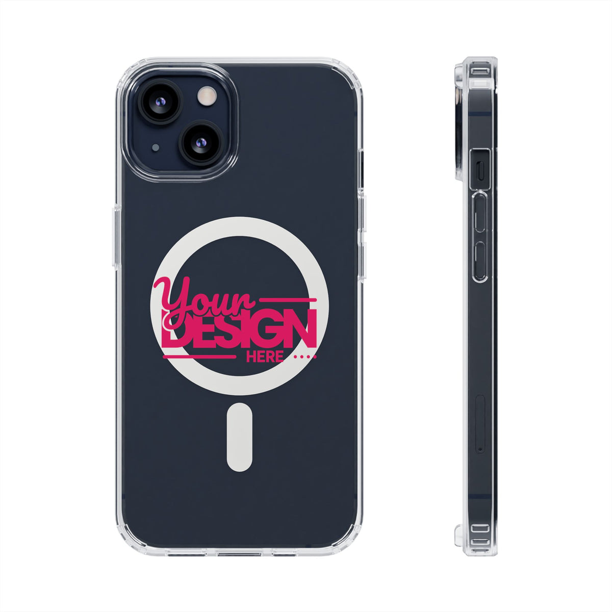 Clear Magnetic Impact Phone Case – MagSafe-Compatible Shockproof Protective Cover for iPhone